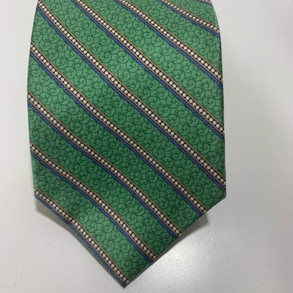 Vintage Faberge 100% Silk Tie, Hand Made in USA, EUC